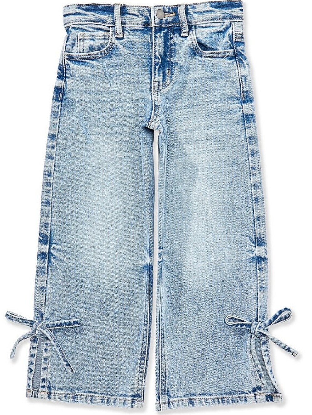 GB Girls Light Wash Wide Leg Jeans 3T